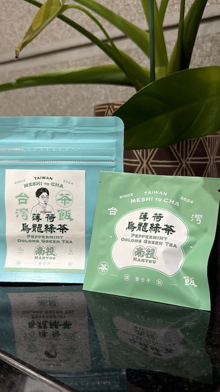 【香日子】台湾茶  薄荷烏龍綠茶茶（ミント烏龍緑茶）　ティーパック3gx 6袋18g
