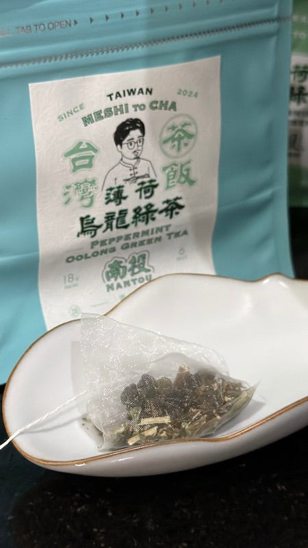 【香日子】台湾茶  薄荷烏龍綠茶茶（ミント烏龍緑茶）　ティーパック3gx 6袋18g