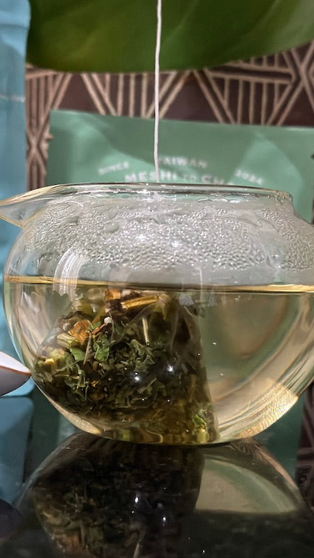 【香日子】台湾茶  薄荷烏龍綠茶茶（ミント烏龍緑茶）　ティーパック3gx 6袋18g